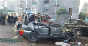   مصرع وإصابة 5 أشخاص  في حادث انقلاب  "ملاكى"  بصحراوى سوهاج