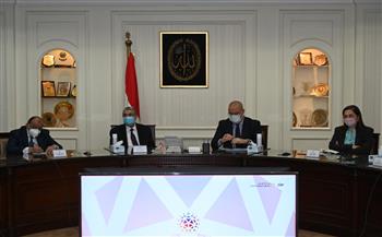   8 وزراء ورئيس الهيئة الهندسية للقوات المسلحة يستعرضون مشروع  «باب مصر»