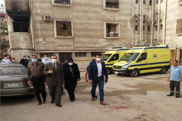 حريق بمستشفى صدر كفر الشيخ ووقوع وفيات