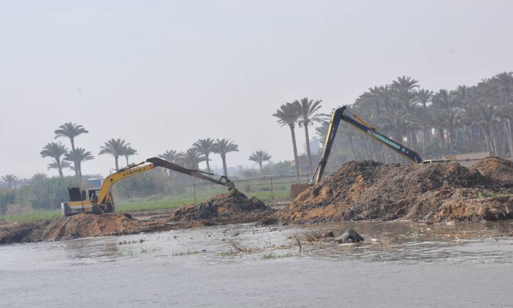 الرى تواصل التصدى الفورى لجميع أشكال التعديات على المجارى المائية