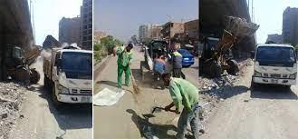 حملات نظافة ورصد ومتابعة للشارع فى الجيزة