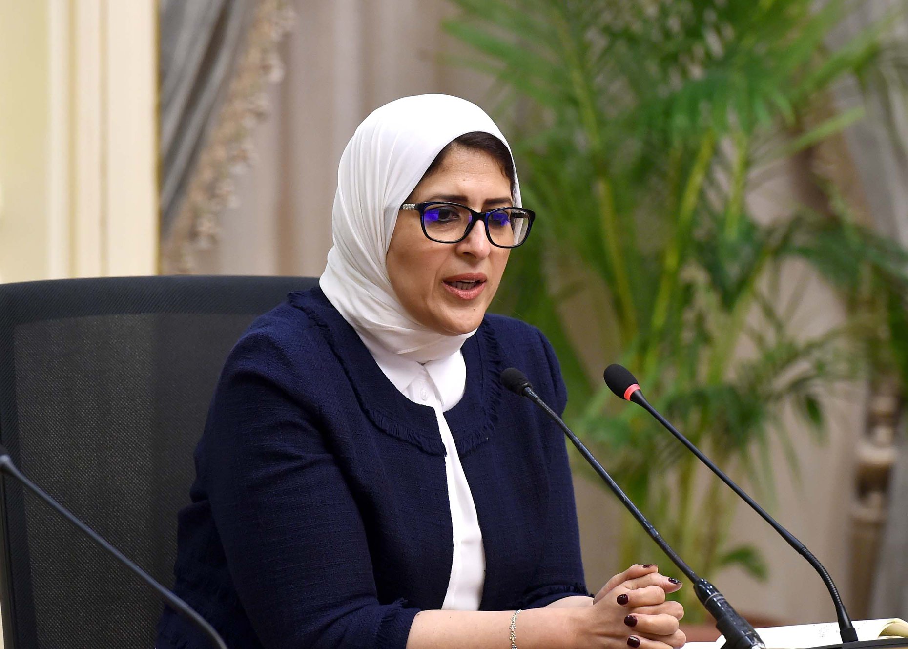 تنفيذا لتكليفات الرئيس.. وزيرة الصحة تستعرض محاور خطة دعم مصابي قطاع غزة