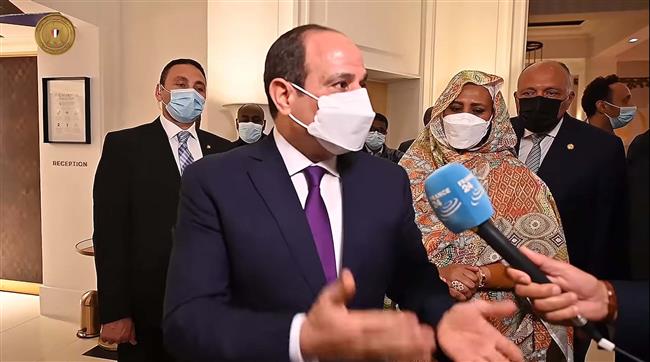 شاهد : ماذا قال الرئيس السيسي بشأن الوضع فى فلسطين ؟