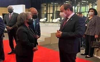   شاهد| السيسي يلتقى رئيسة إثيوبيا فى باريس