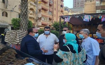   نائب محافظ الإسكندرية يقود فرقة التدخل السريع لشركة نهضة مصر بالجمرك