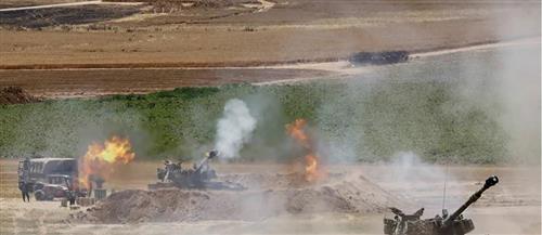 الجيش الإسرائيلي يقصف منطقة مزارع شبعا اللبنانية بالمدفعية