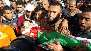   استشهاد طفلة وإصابة العشرات في غارة إسرائيلية على غزة