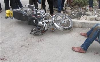   إصابة 4 في تصادم دراجتين ناريين ببني سويف