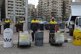 وحدة الطوارئ بشركة النظافة بالإسكندرية فى إحياء وسط وشرق الإسكندرية اليوم