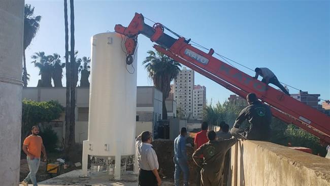 تركيب 7 تانكات أكسجين جديدة بكفر الشيخ