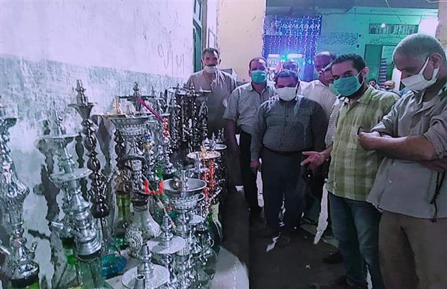 تحرير 3 آلاف محضر وغلق 293 مقهى خلال حملات مواجهة كورونا فى القليوبية