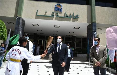 نائب محافظ قنا يطلق شعلة أولمبياد الطفل المصري في نسخته الثالثة