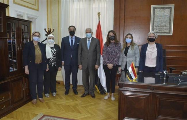 محافظة الجيزة تستقبل متدربى البرنامج الرئاسى لتدريب الشباب 