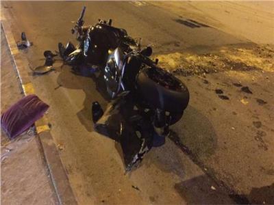 مصرع عامل في حادث تصادم دراجة بخارية بتروسيكل بالدقهلية