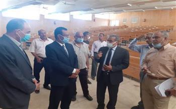 استعدادات جامعة جنوب الوادي لامتحانات نهاية العام الجامعي