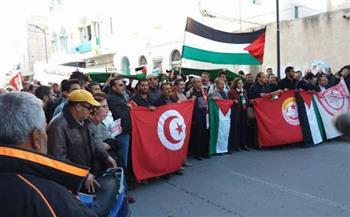 فلسطين.. مسيرات تضامنية في تونس دعما ومناصرة للقدس 