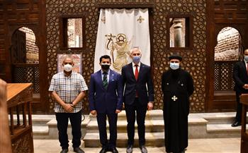  وزير الشباب والرياضة الروسى يزور مجمع الأديان