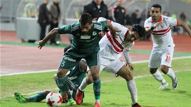 شوط أول مثير.. 3 ضربات جزاء ضائعة والتعادل بهدف  لكل من الزمالك والمصري