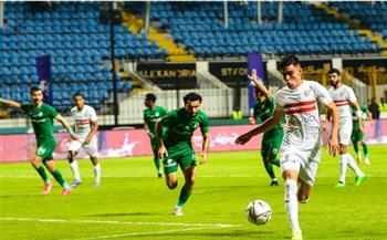 بن شرقي يسجل الهدف الثاني للزمالك أمام المصري