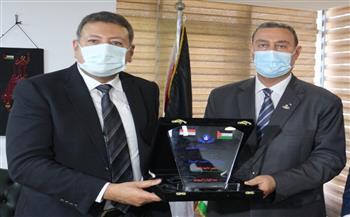 السفير دياب اللوح يستقبل وكيل لجنة الإسكان في البرلمان المصري