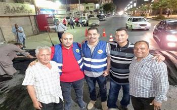 بالصور| «حماة الوطن» بالجيزة يلبي استغاثة أهالي الهرم