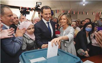   صور|| بشار الأسد يدلي بصوته في انتخابات الرئاسة دوما