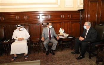   وزير الزراعة يبحث مع سفير الإمارات التعاون في مجال الاستثمار الزراعي