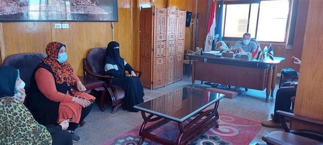 رئيس محليس البر يجتمع بمساعد مدير مشروع المراكز التكنولوجية