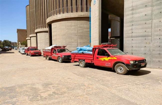 تشغيل صومعة المنيا الجديدة لاستلام القمح من المزارعين