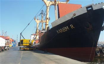   140390طن حجم البضائع المتداولة بميناء الإسكندرية خلال 24 ساعة 