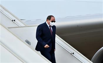   الرئيس السيسى يعود إلى أرض الوطن قادمًا من جيبوتى