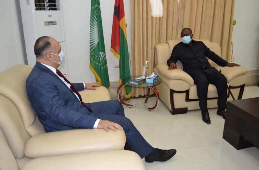 رئيس جمهورية غينيا بيساو يستقبل سفير مصر في كوناكري