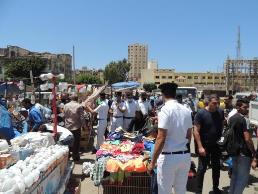  حملات أمنية بالإسكندرية لرفع الإشغالات 