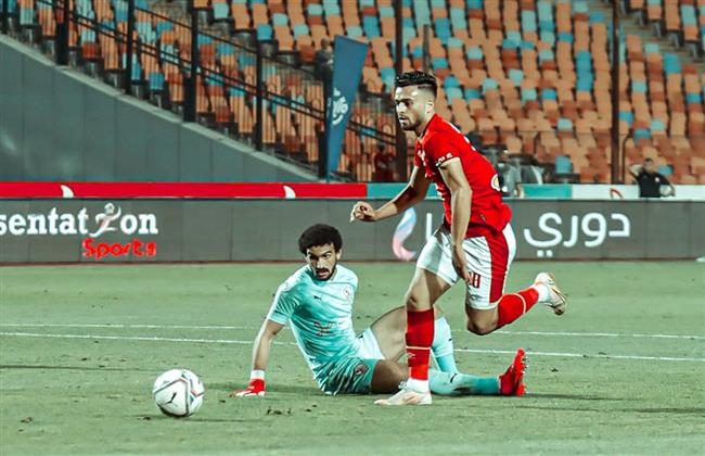 صلاح محسن يحرز الهدف الثانى للأهلى أمام نهضة بركان