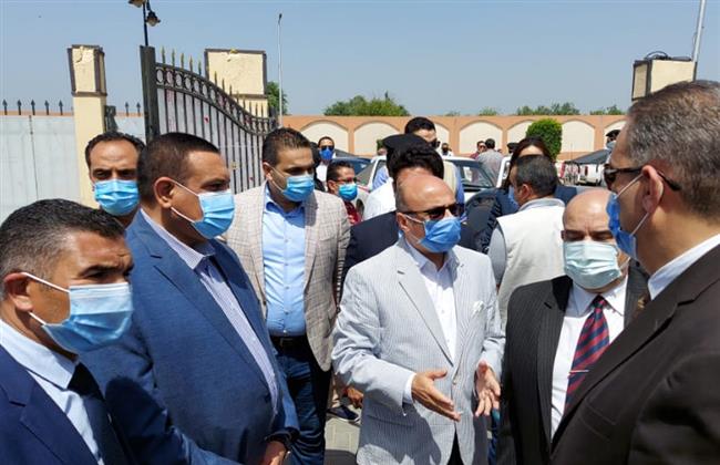 وزير العدل ومحافظ البحيرة يتفقدان أعمال إنشاء مجمع محاكم دمنهور الجديد