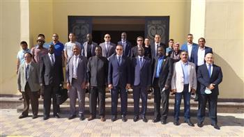 وفد جنوب السودان في ضيافة عميد التربية الرياضية بالإسكندرية