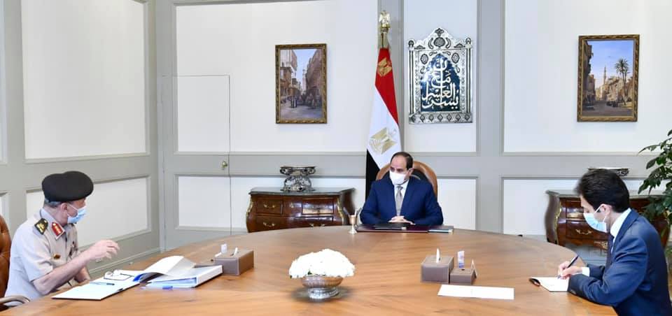 السيسي يوجه «مشروعات الخدمة الوطنية» باستصلاح الأراضي في سيناء