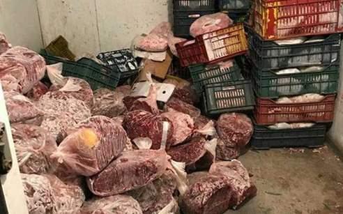 ضبط 30 طن لحوم غير صالحة للاستخدام الآدمي بالجيزة