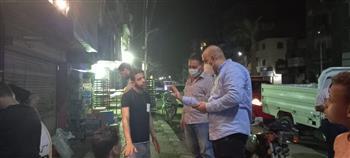 تحرير 25 مخالفة ارتداء كمامة ببني سويف