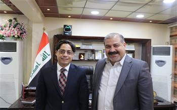   العراق ومصر يبحثان زيادة التعاون وإقامة المعارض المتخصصة في كلا البلدين