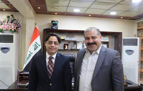 العراق ومصر يبحثان زيادة التعاون وإقامة المعارض المتخصصة في كلا البلدين