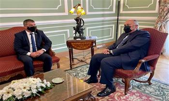   وزير الخارجية يلتقى نظيره الإسرائيلى بالقاهرة