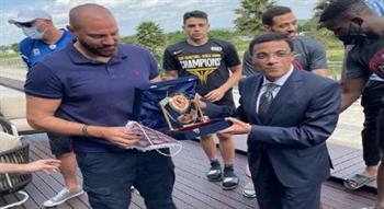 سفير مصر في رواندا يكرم بعثة سلة الزمالك أبطال إفريقيا