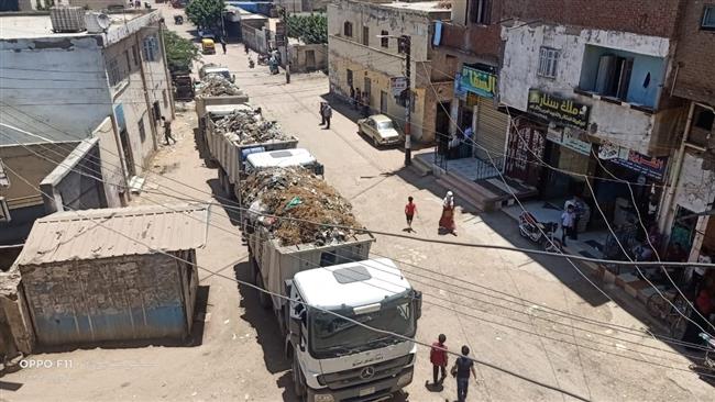  رفع 420 طن مخلفات وحملات نظافة مكثفة بمركز ومدينة دسوق 
