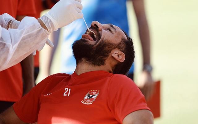 مسحة طبية للأهلي قبل استئناف التدريبات