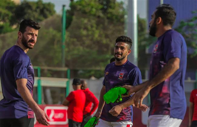 تدريب الأهلي.. تدريبات بدنية متنوعة للاعبين