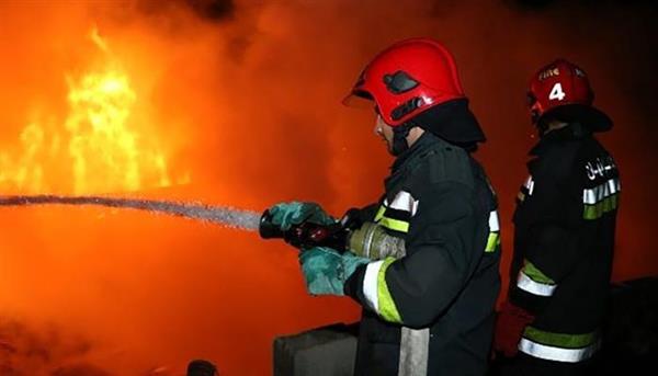 حريق بمستودع لأسطوانات الغاز المسال وسط إيران