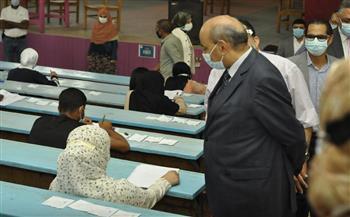 انتظام امتحانات جامعة المنيا وسط إجراءات احترازية مشددة