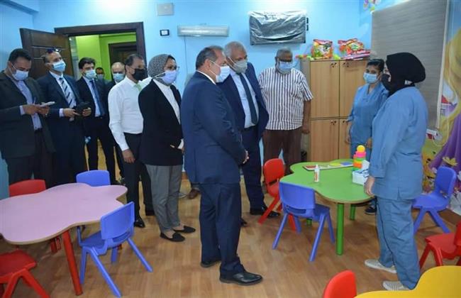 الزملوط وعكاشة يتفقدان مركز حسن حلمي لتأهيل ذوي الاحتياجات الخاصة