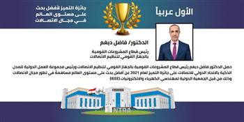   لأول مرة عربيا ..جائزة أفضل بحث في الاتصالات بالعالم للدكتور فاضل ديغم 